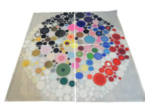 Peinture de Anne EMERY intitulée Parterre 4