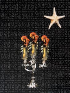 Esther Ségal, photographe, Série Féerie, tirage couleur sur rag et poinçons, 50 x 40 cm