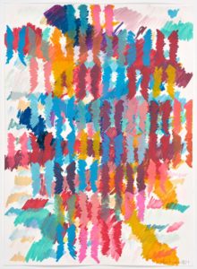 Elisa Ghertman-Estampille 8-poscas sur papier-33x24cm